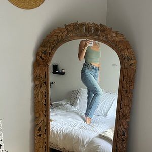 Raw hem wedgie high rise Levi’s